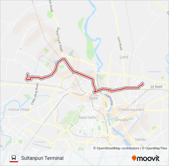 982 Bus Line Map
