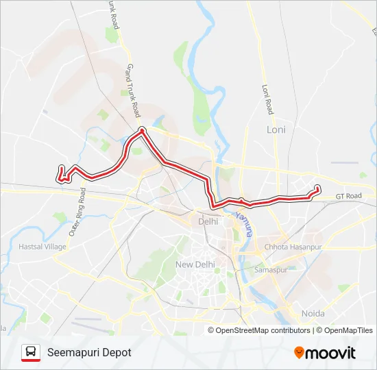 982 Bus Line Map