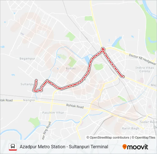 982 Bus Line Map