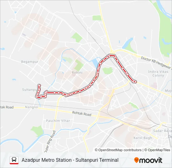 982 Bus Line Map
