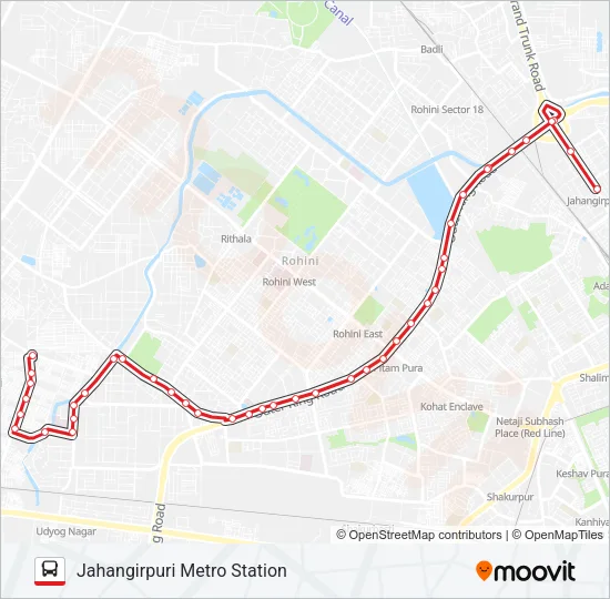 982 Bus Line Map