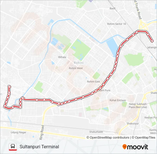 982 Bus Line Map