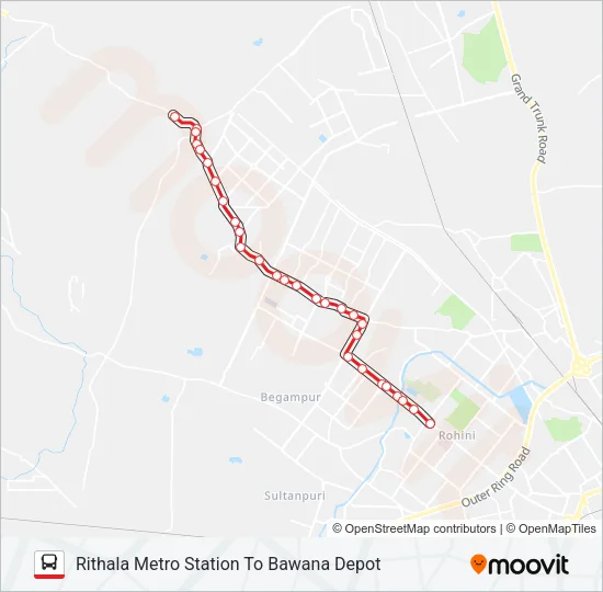990C Bus Line Map