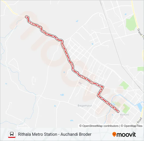 990C Bus Line Map