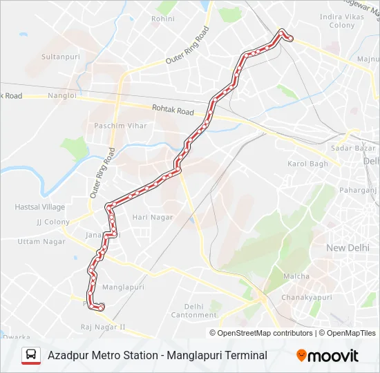 AIR-05 Bus Line Map