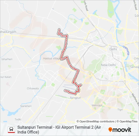 AIR-06 Bus Line Map
