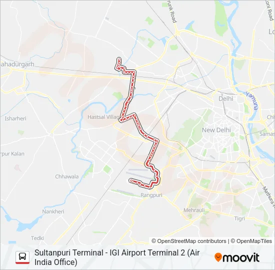 AIR-06 Bus Line Map