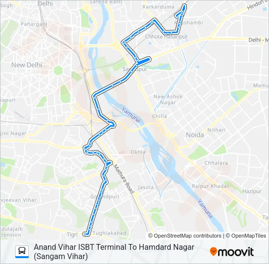 469 Bus Line Map