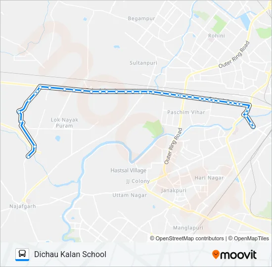 934 Bus Line Map