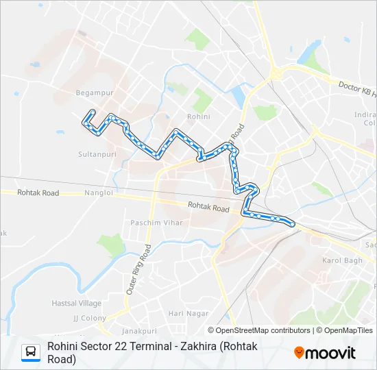 957 Bus Line Map