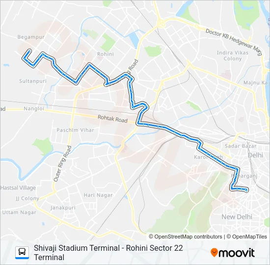 957 Bus Line Map