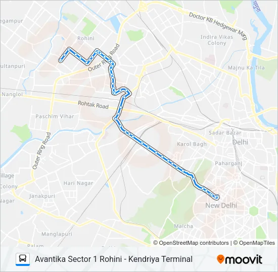 970 Bus Line Map