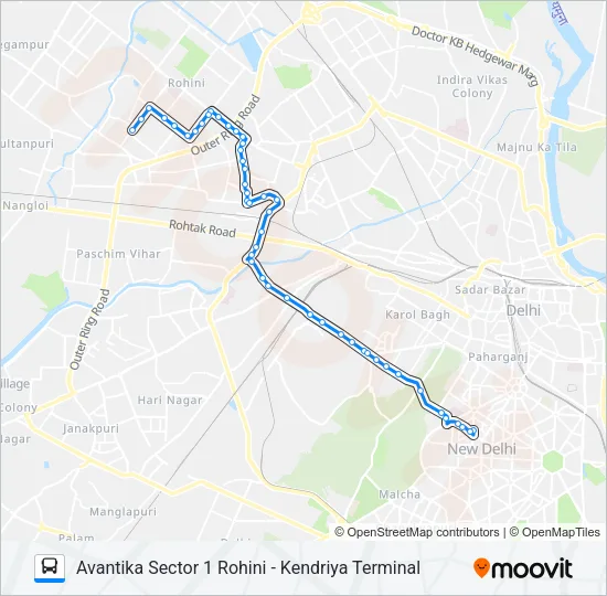 970 Bus Line Map