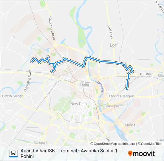 971 Bus Line Map