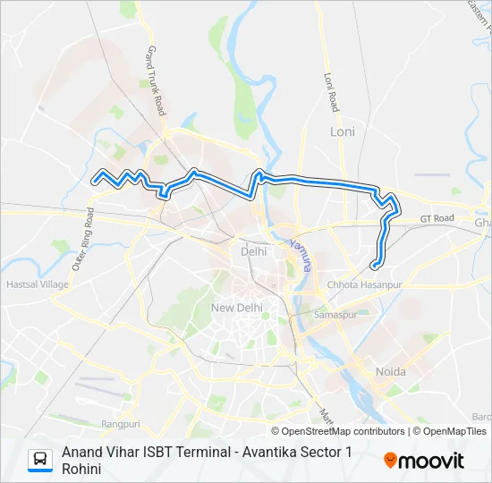 971 Bus Line Map