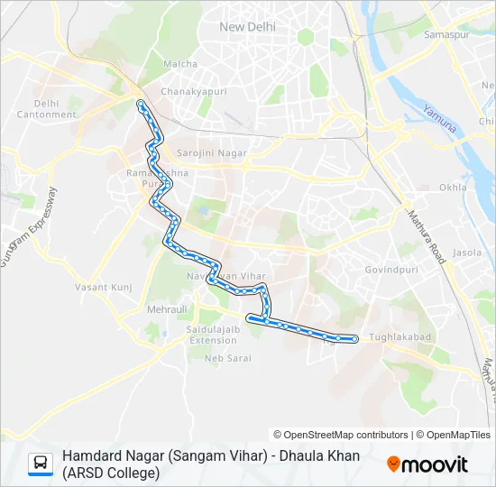 974 Bus Line Map