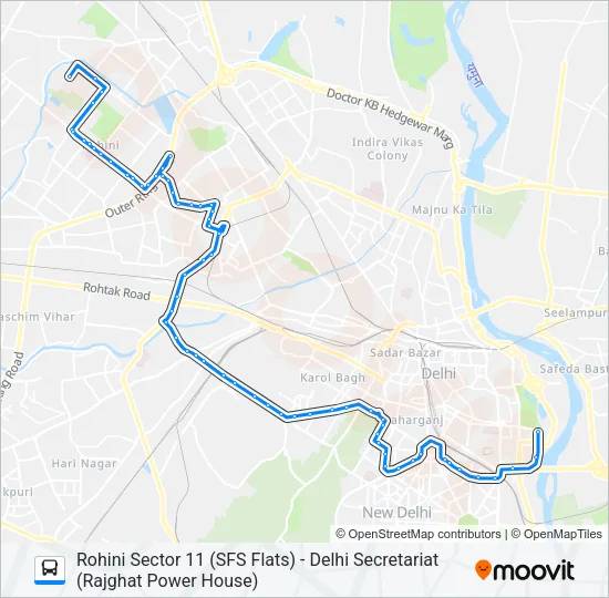 990EXT Bus Line Map