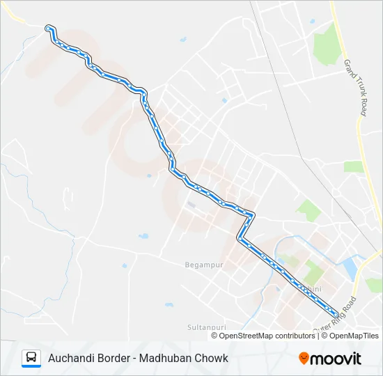 990ASTL Bus Line Map