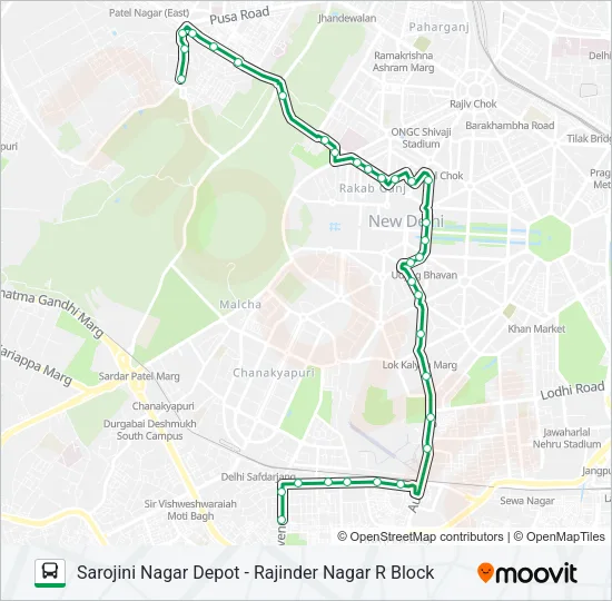 D-040 Bus Line Map