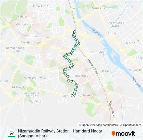 D-044 Bus Line Map