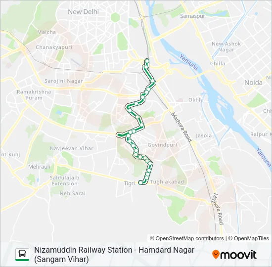 D-044 Bus Line Map