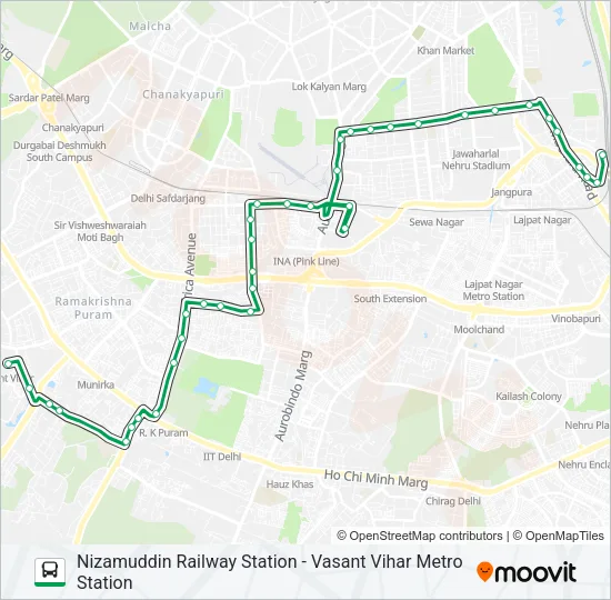 D-048 Bus Line Map