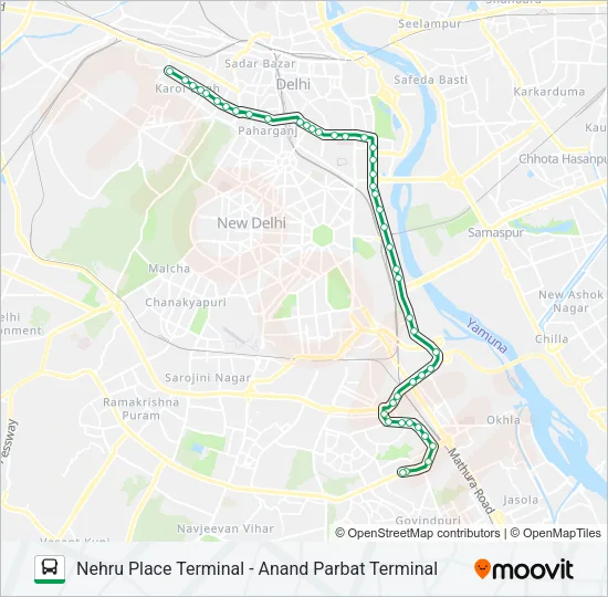 D-056 Bus Line Map