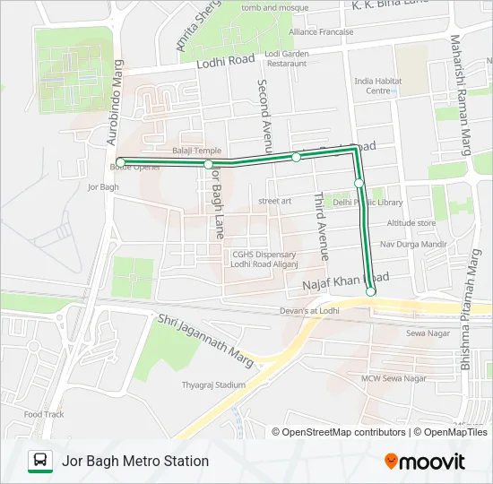 D-020STL Bus Line Map