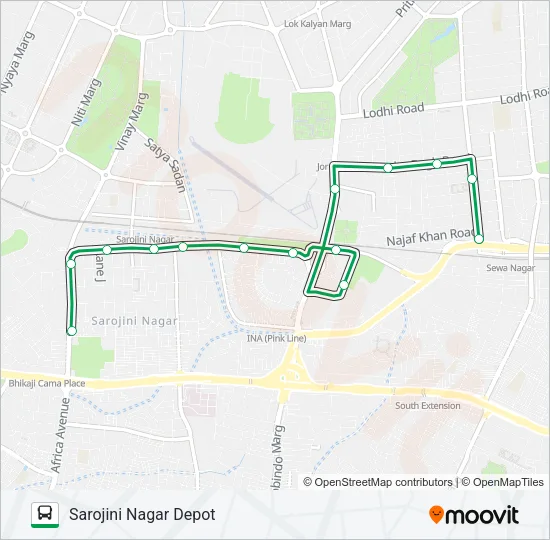 D-040STL Bus Line Map