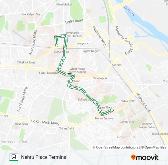 D-056STL Bus Line Map