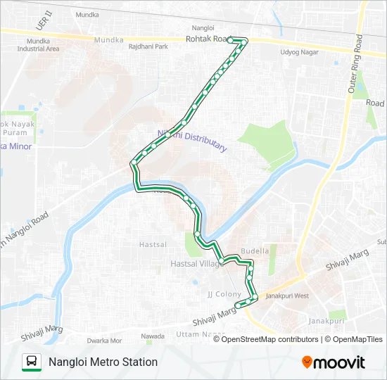 D-72 Bus Line Map