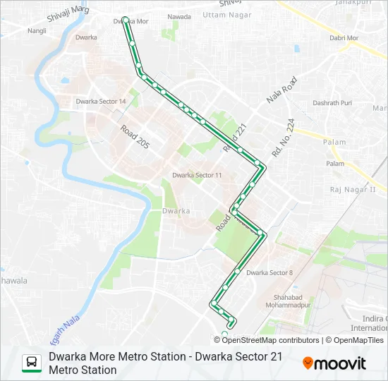 D-068 Bus Line Map