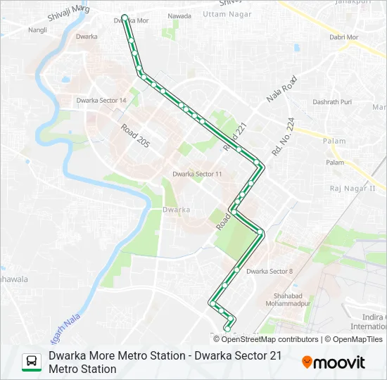 D-068 Bus Line Map