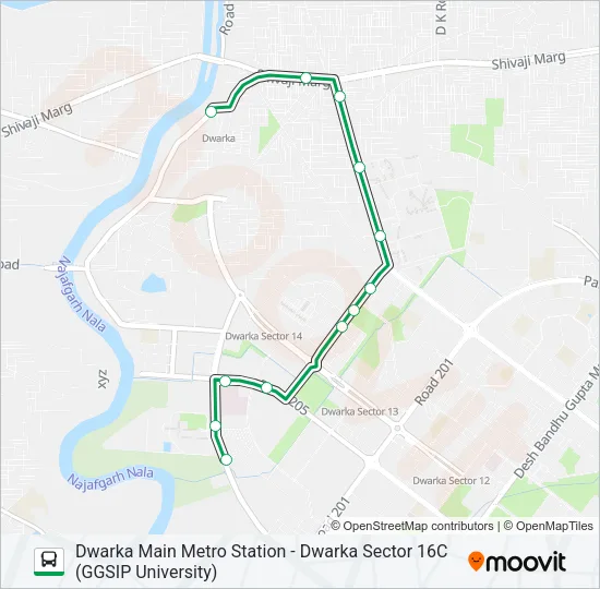 D-070STL Bus Line Map