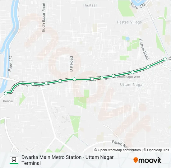 D-072STL Bus Line Map