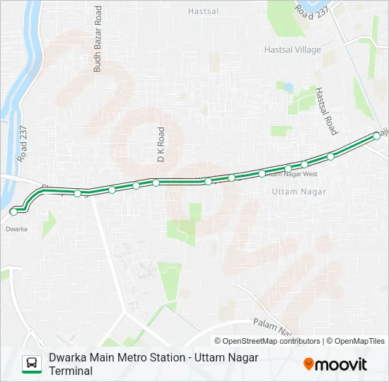 D-072STL Bus Line Map
