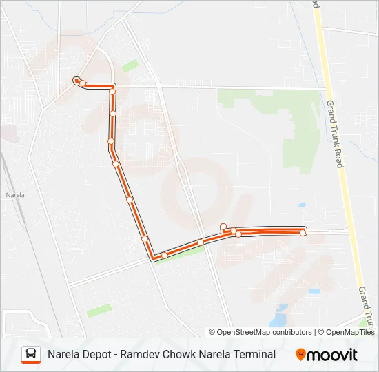 D-090STL Bus Line Map