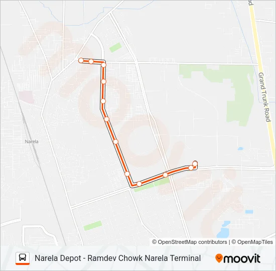 D-090STL Bus Line Map