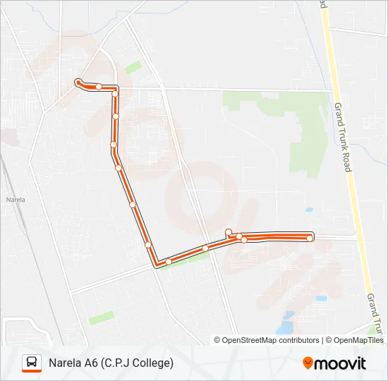 D-090ESTL Bus Line Map