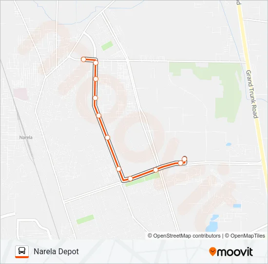 D-090ESTL Bus Line Map