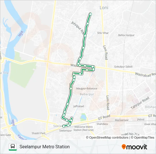 TYR04 Bus Line Map