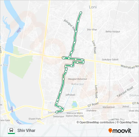 TYR04 Bus Line Map
