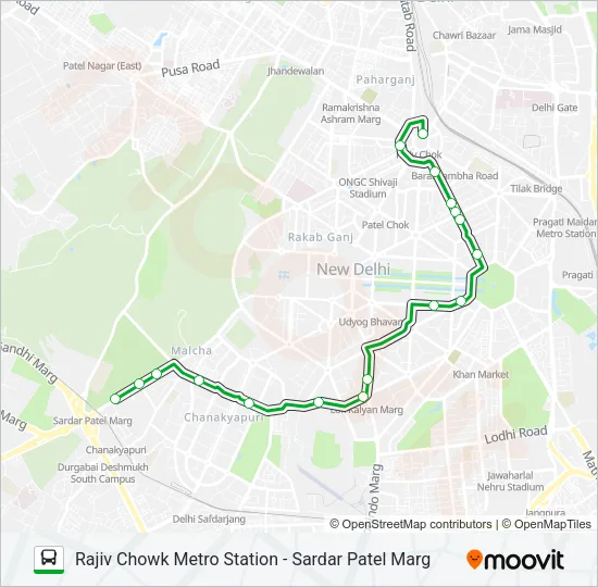D-089 Bus Line Map