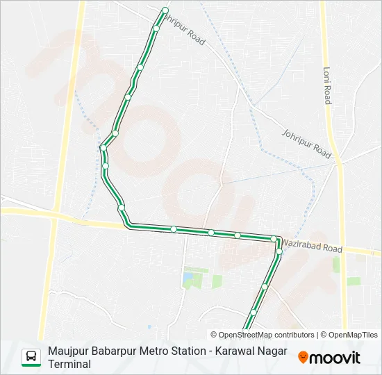 TYR010 Bus Line Map