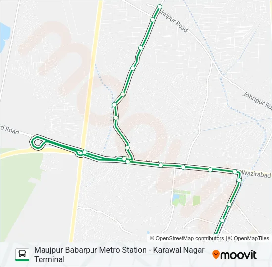 TYR010 Bus Line Map