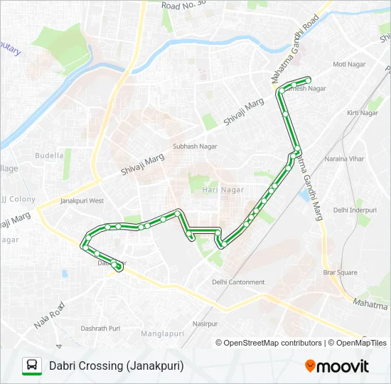 D-081 Bus Line Map