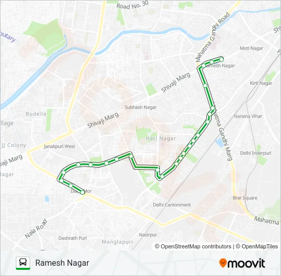 D-081 Bus Line Map