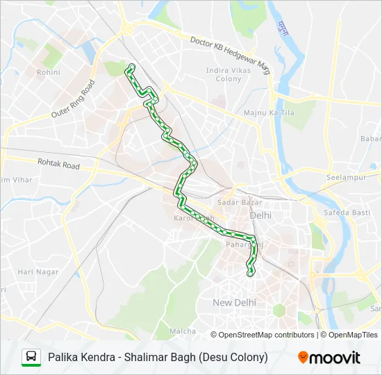 D-077 Bus Line Map