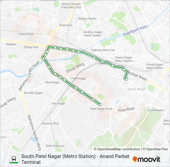 D-083 Bus Line Map