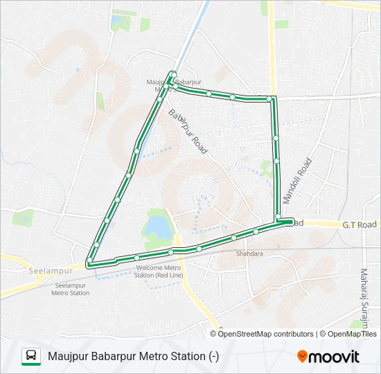 TYR-17 (-) Bus Line Map